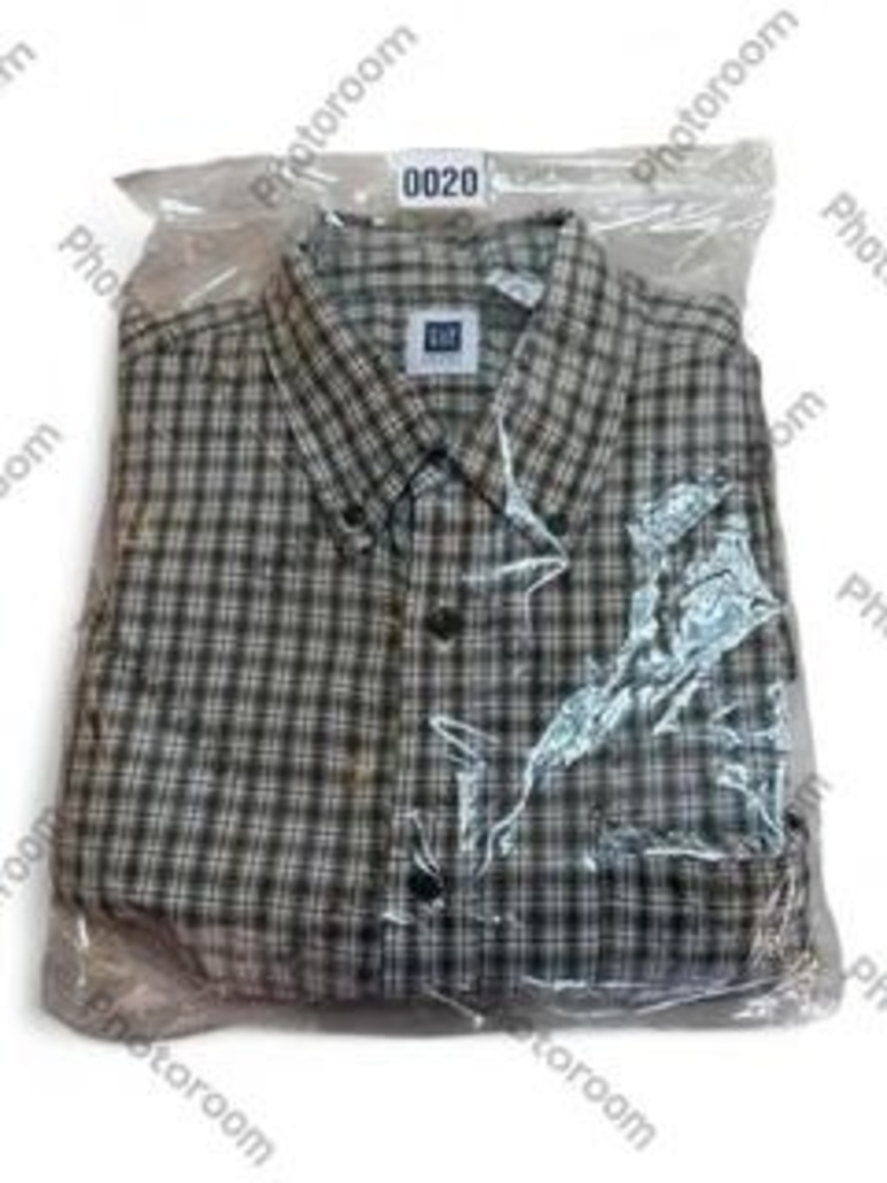 Gap Brown Men's Men's Plaid Button Down Shirt L - Picture 7 of 8